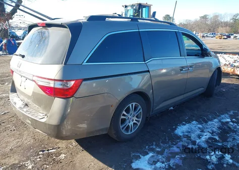 2012 Honda Odyssey Ex-L from USA, damaged, VIN 5FNRL5H64CB101018